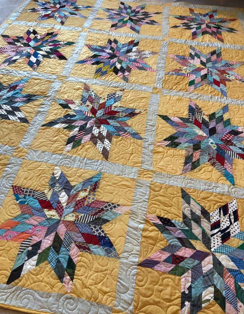 longarm, vintage quilt