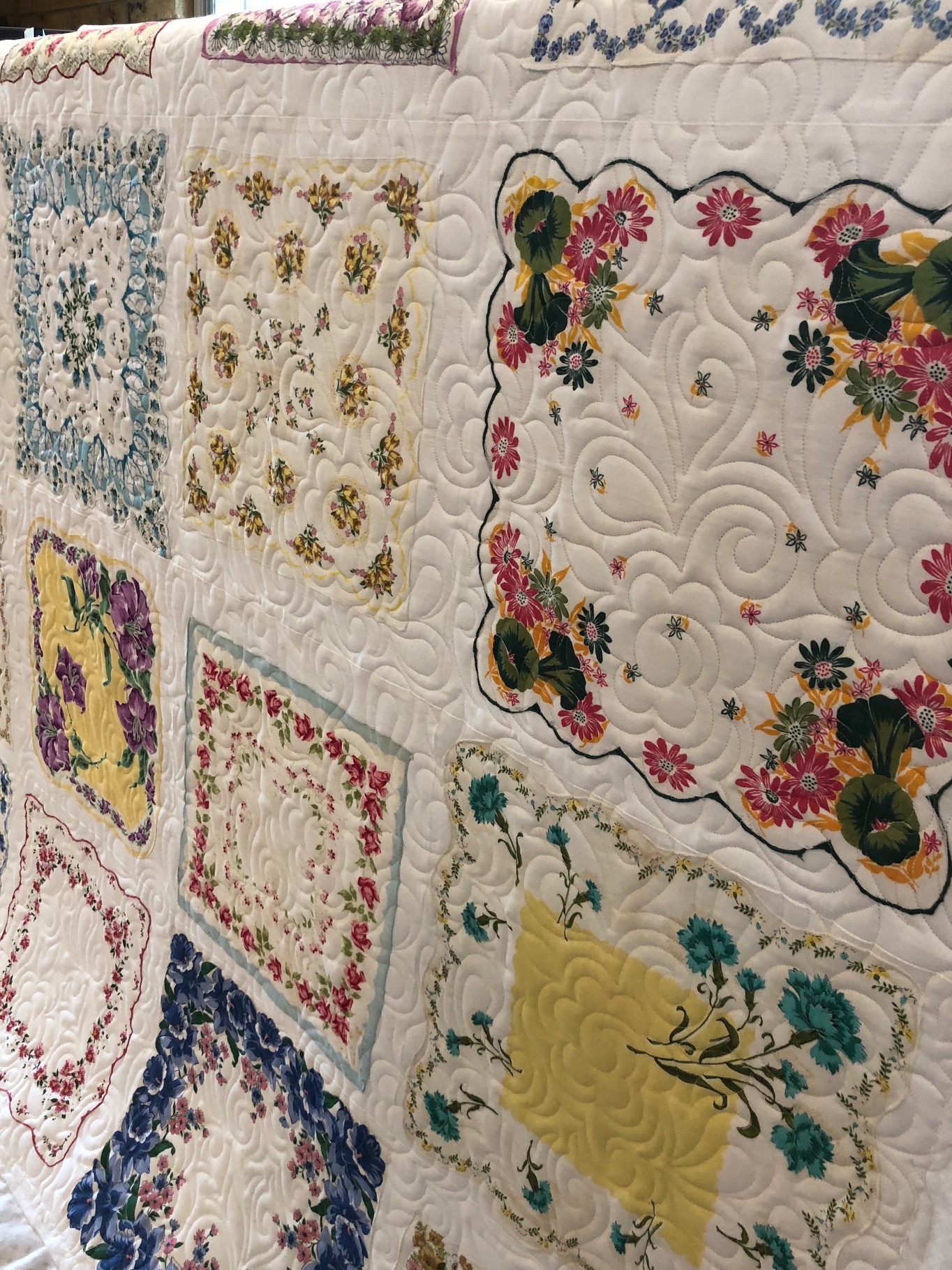 edge to edge quilting, vintage quilting
quilting service, tyler rose quilting