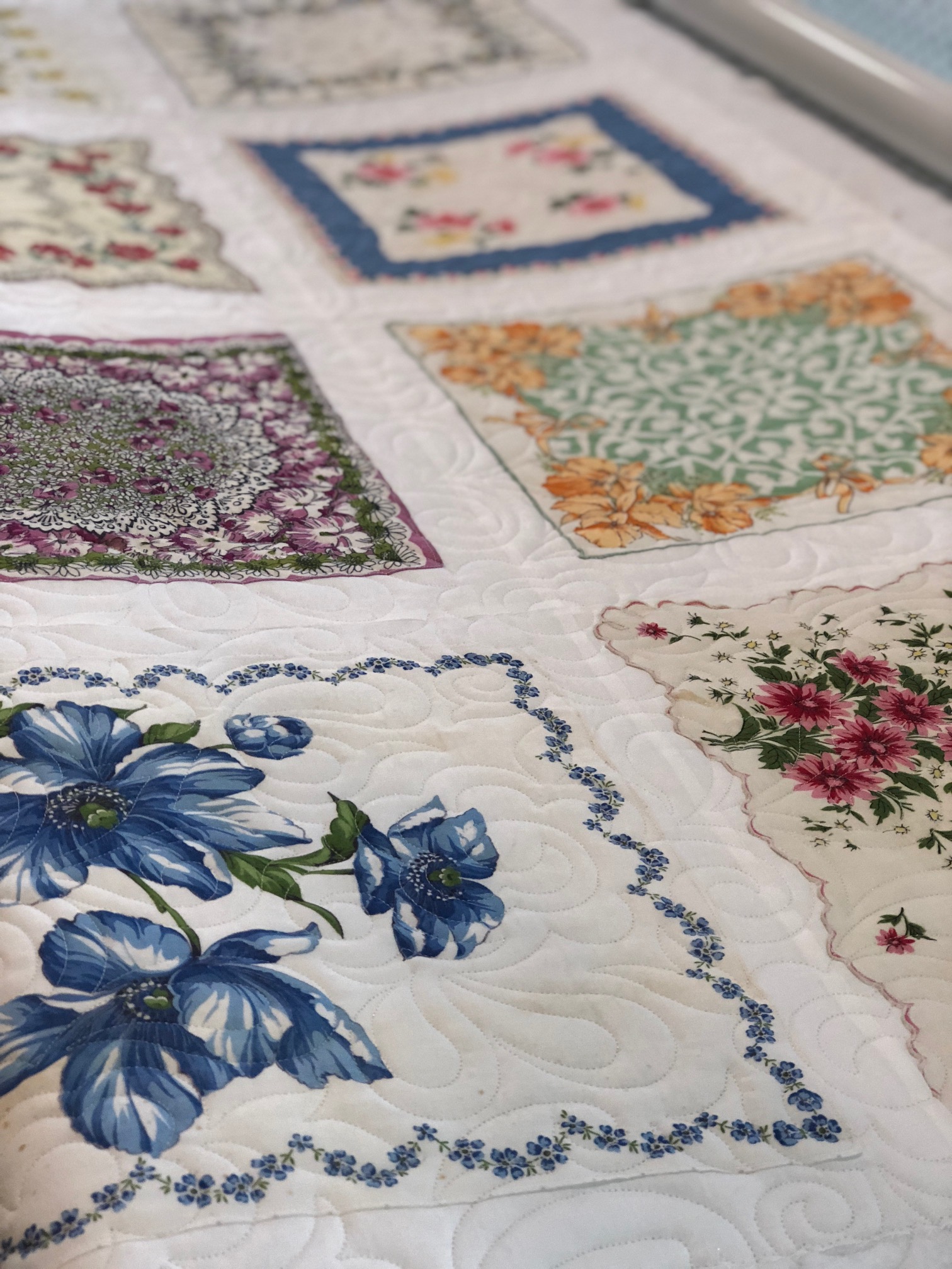 edge to edge quilting, vintage quilting
quilting service, tyler rose quilting