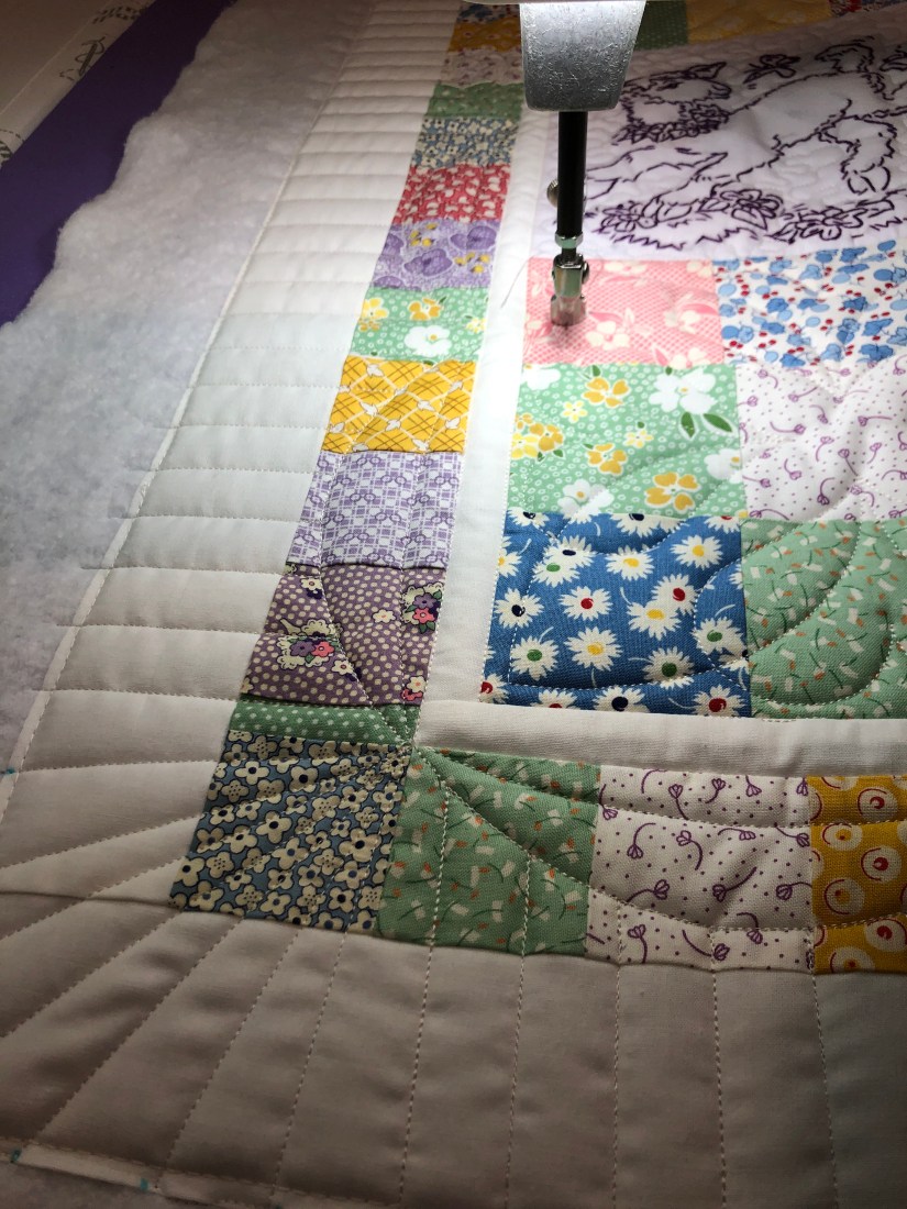 Custom quilting