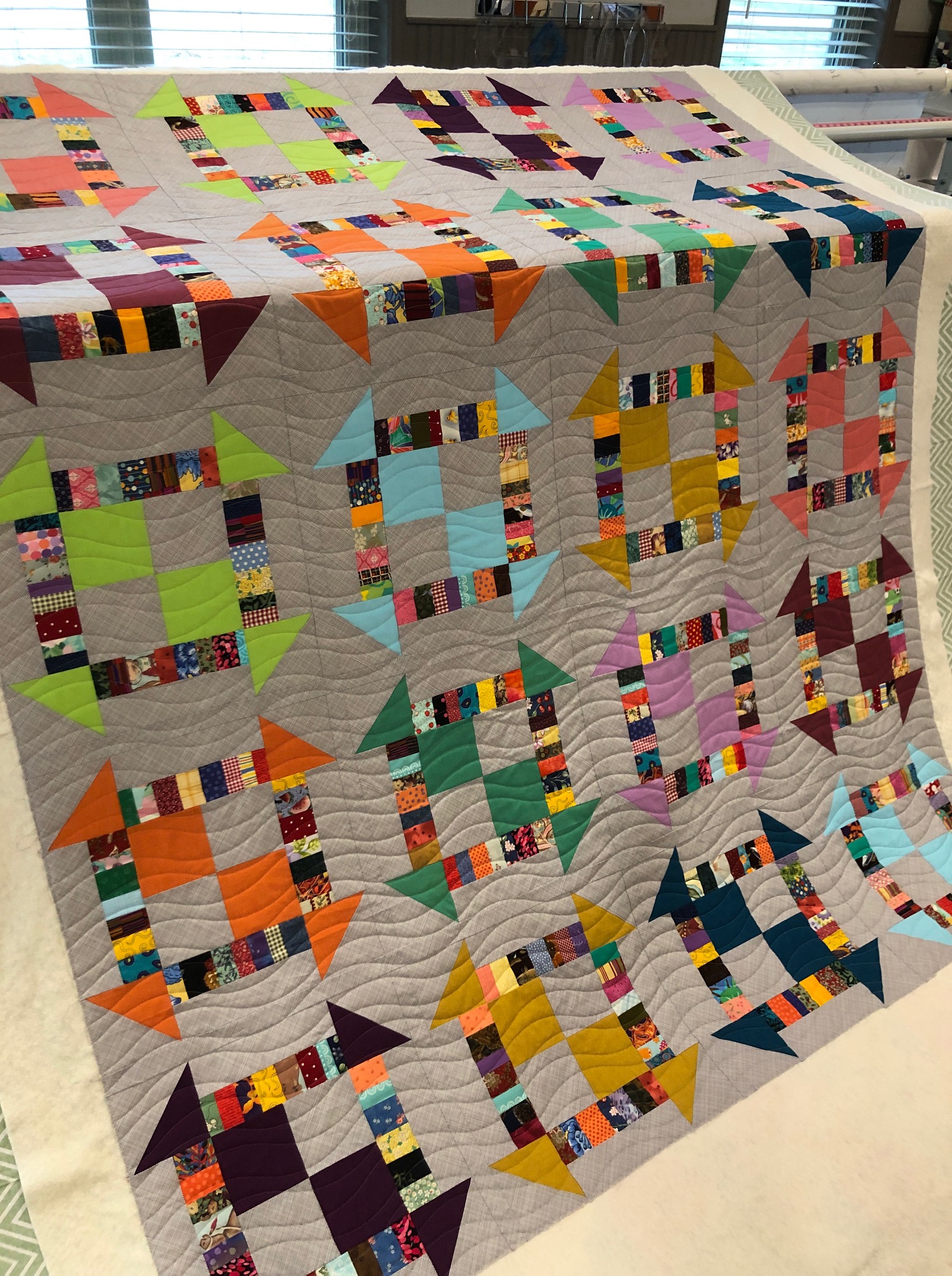 modern quilting, edge to edge quilting, quilting service, quilting service in tyler texas